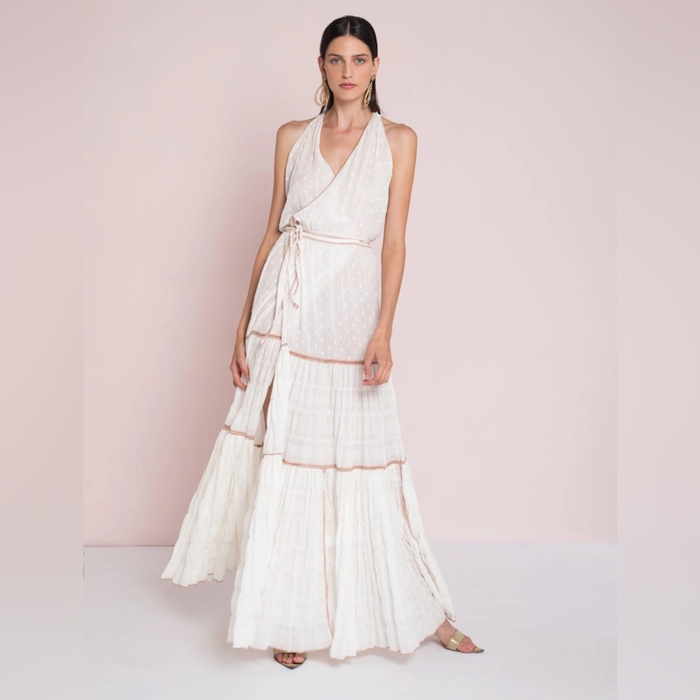 CHIO di Stephanie D wrap cover up dress
